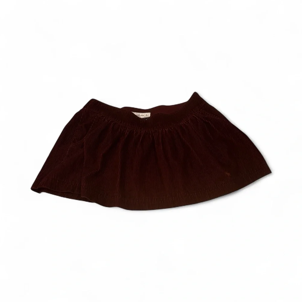 Abercrombie & Fitch corduroy miniskirt size 6 a line schoolgirl academia grunge - Picture 14 of 15